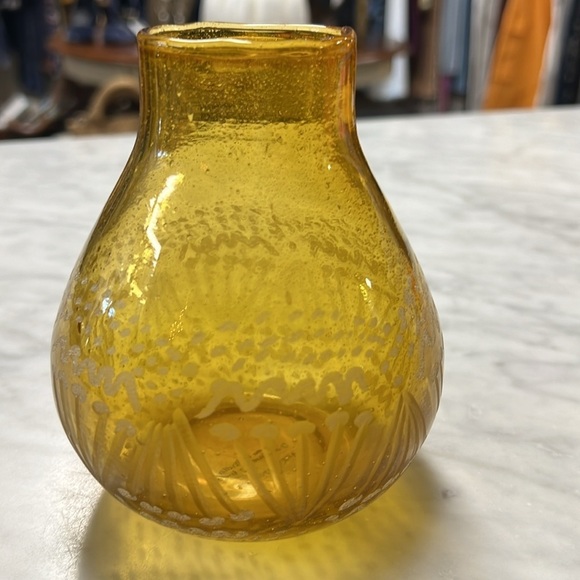 By Anthropologie Vivi Glass Bud Vase in Gold - Picture 5 of 13